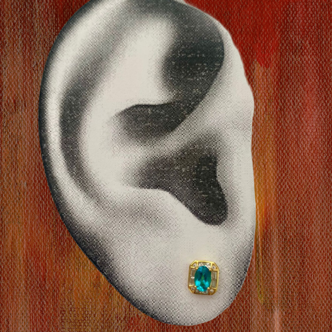 Aretes Topacio Paraiba