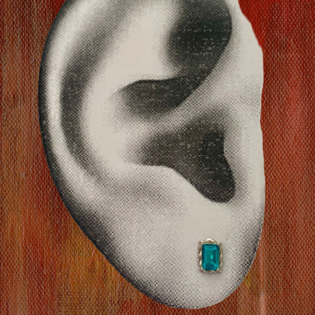 Aretes Topacio Paraiba