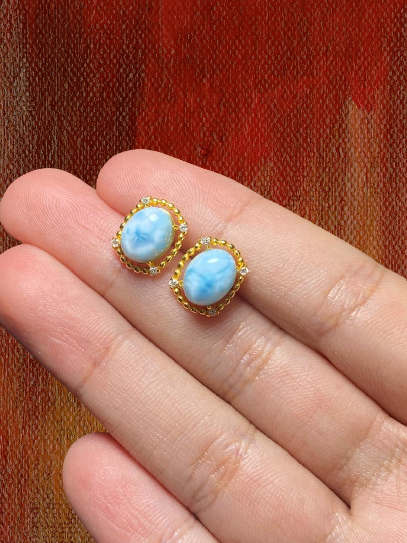 Aretes Larimar
