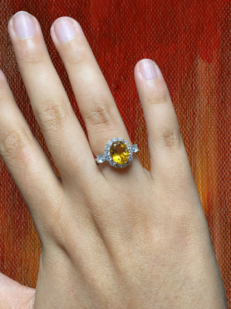 Anillo Citrino