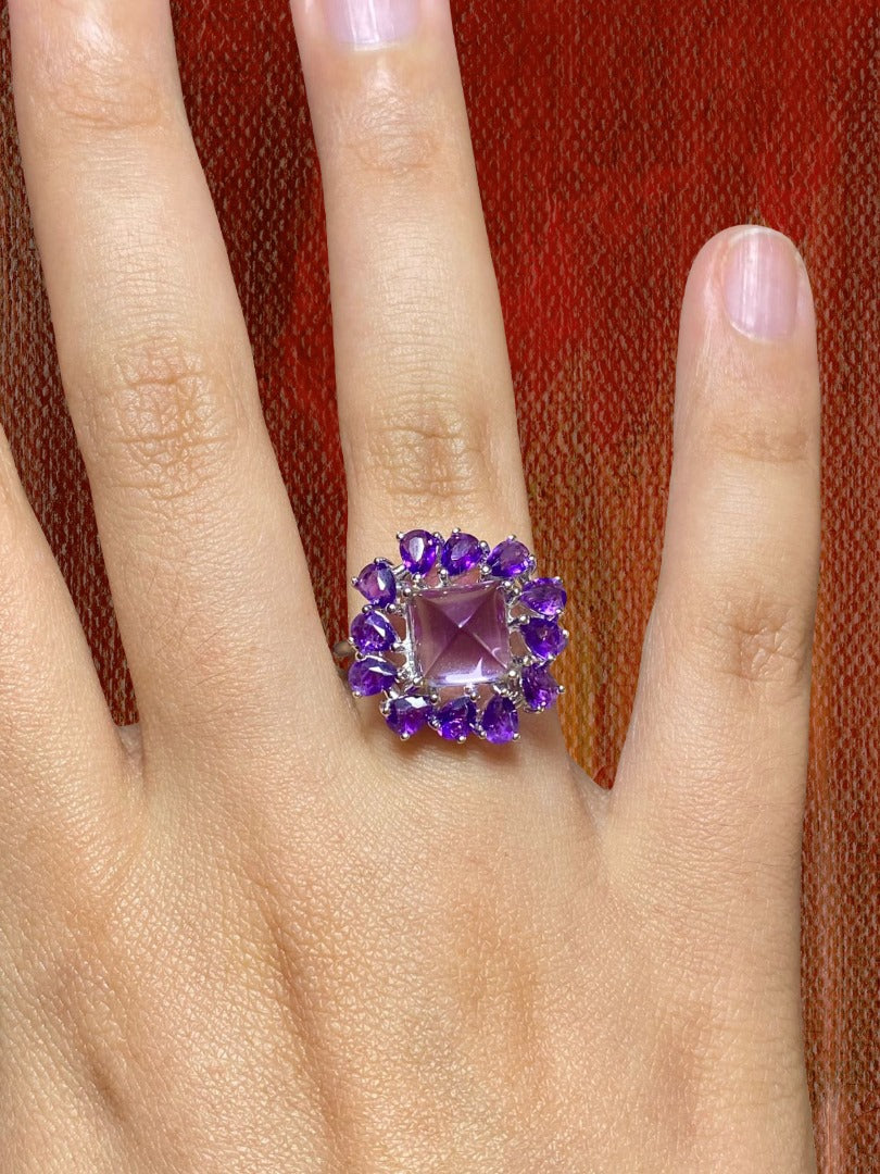 Anillo Amatista Sugarloaf
