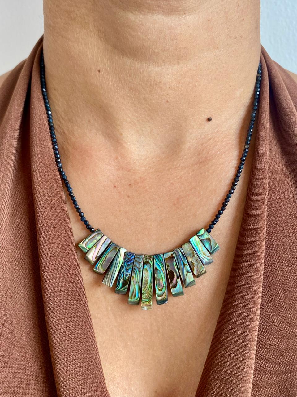 Collar Abalone y Shell Beads