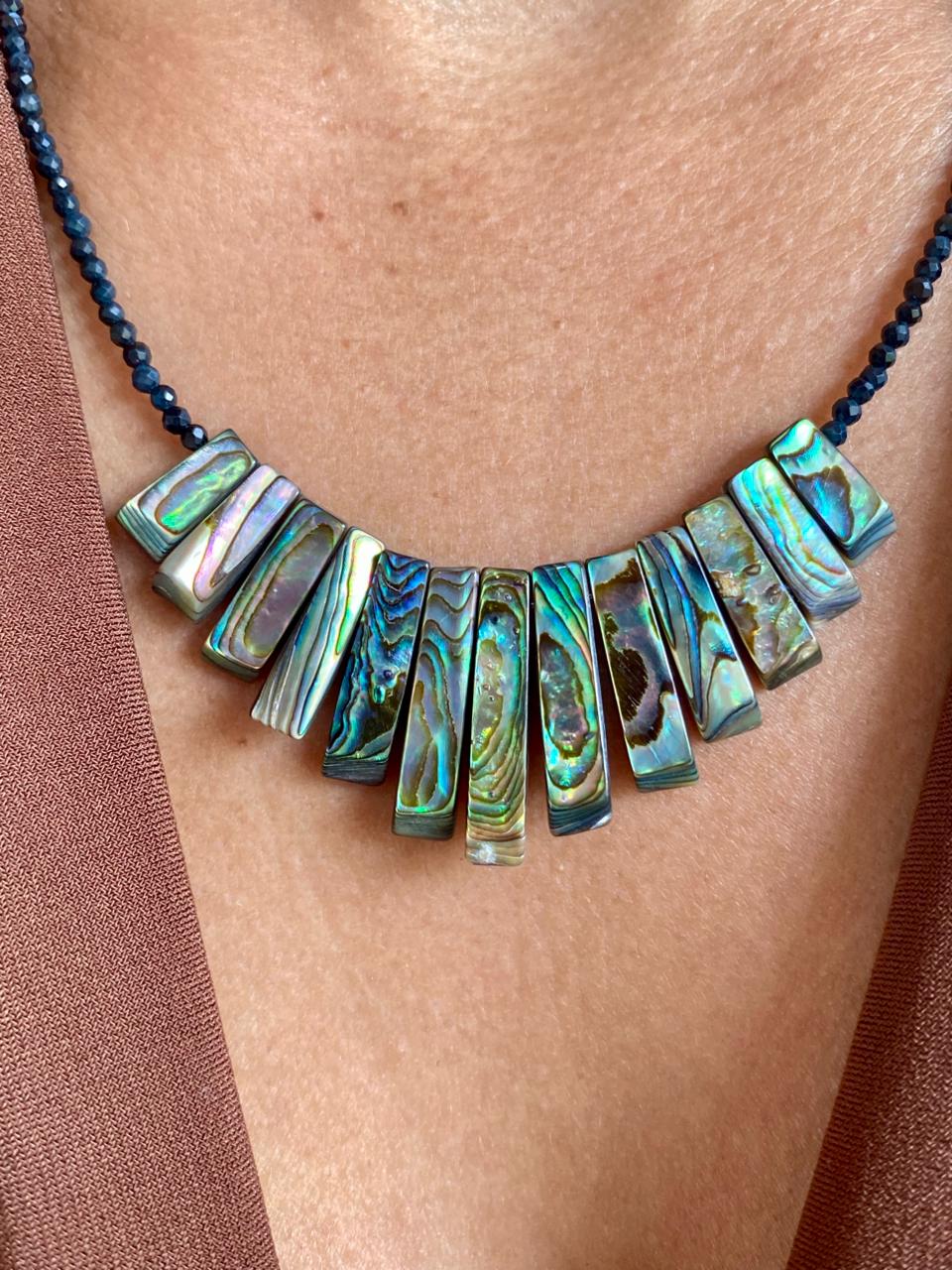 Collar Abalone y Shell Beads