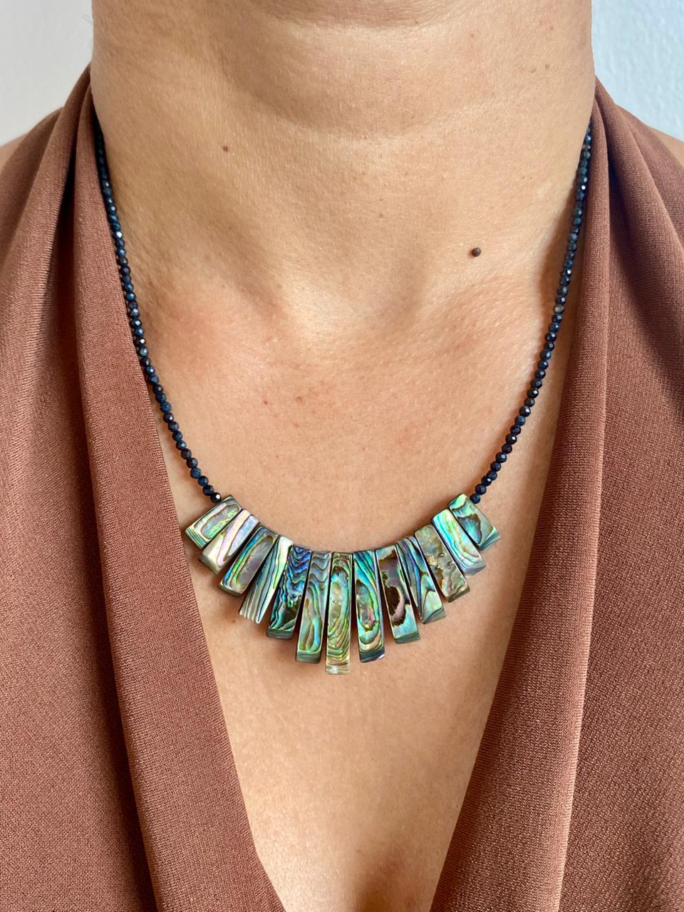 Collar Abalone y Shell Beads