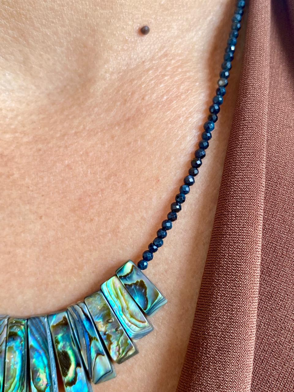 Collar Abalone y Shell Beads