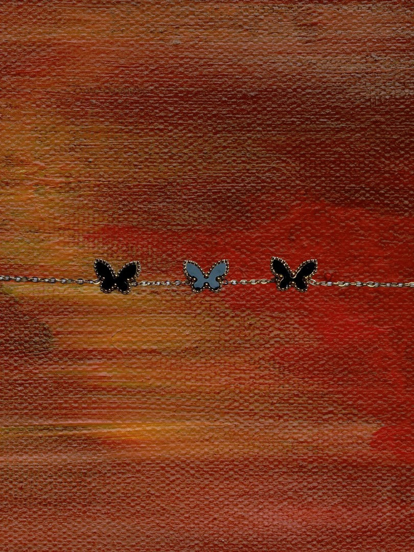 Pulsera Mariposas Negras