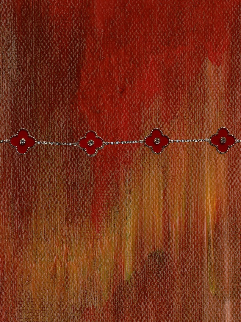 Pulsera Trebol Roja