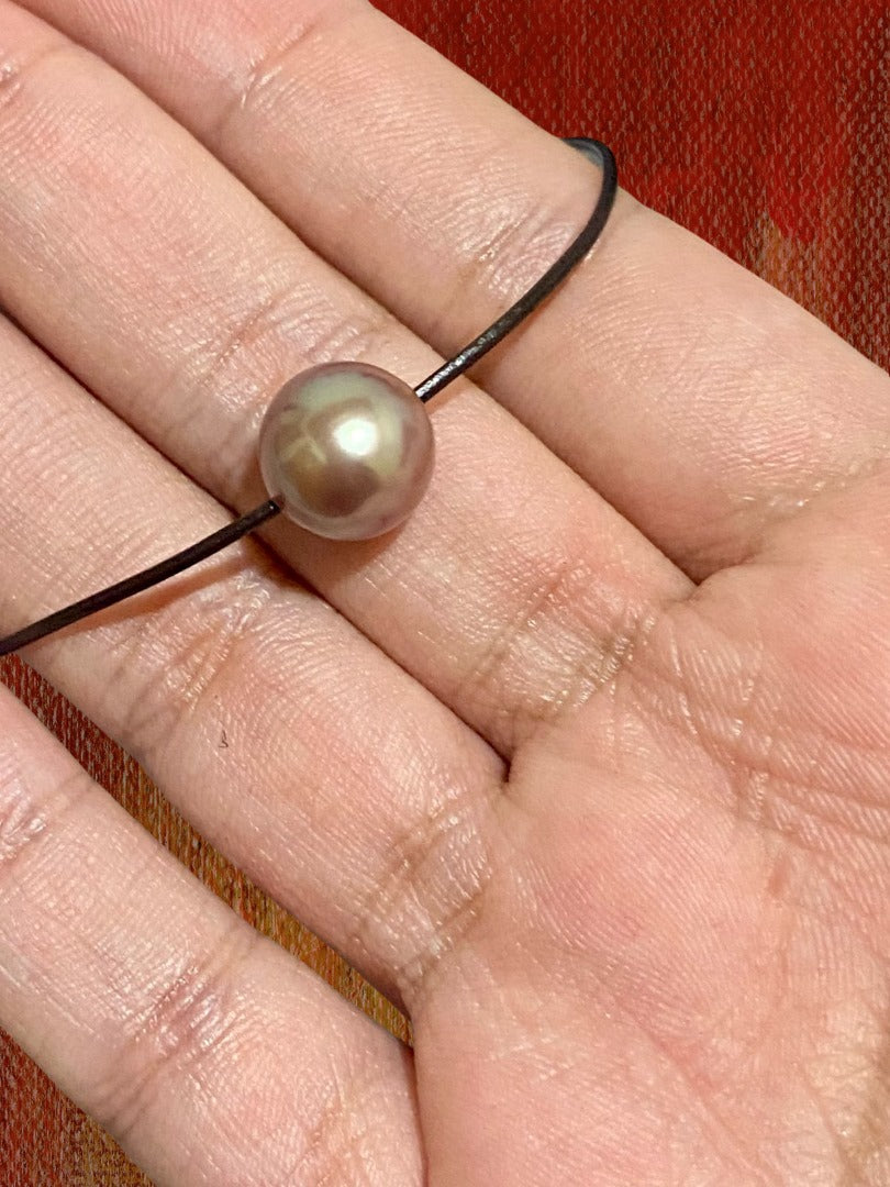 Brazalete Perla Edison Morada