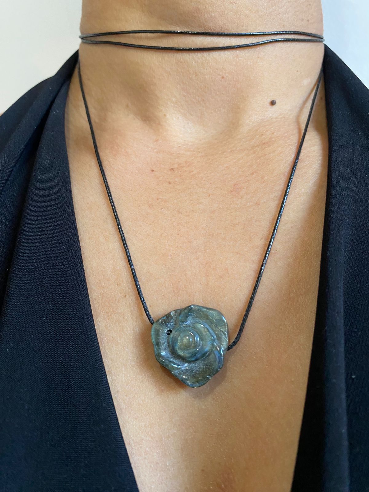 Collar Rosa Labradorita