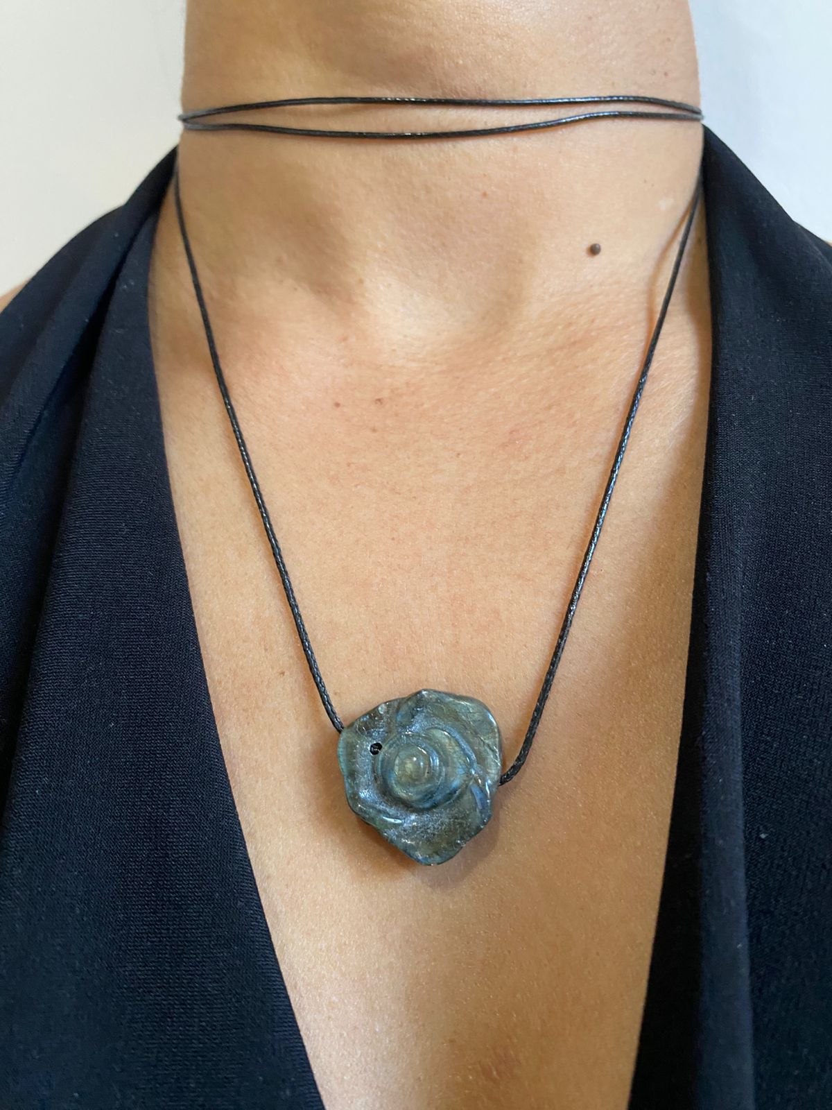 Collar Rosa Labradorita