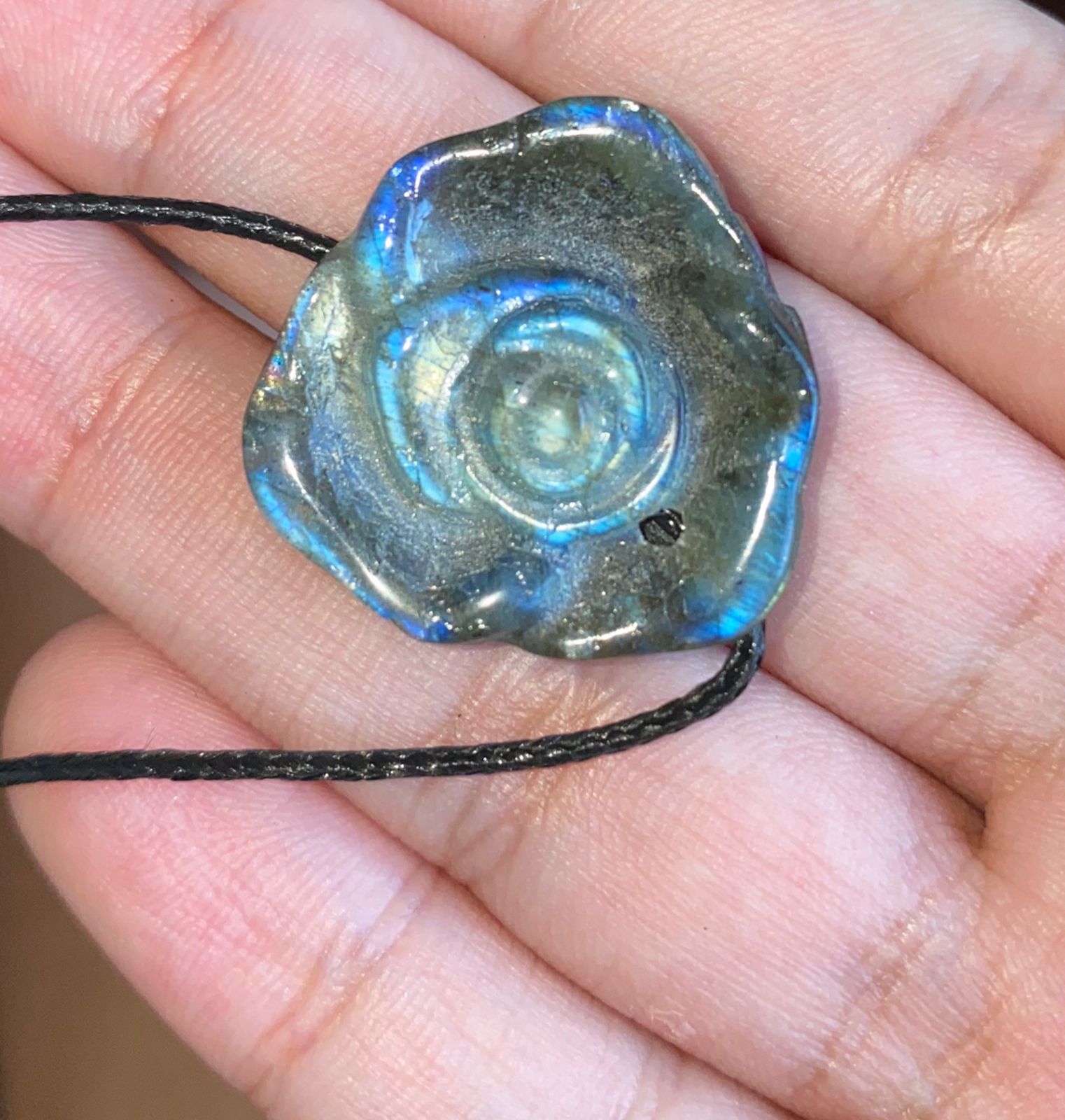 Collar Rosa Labradorita