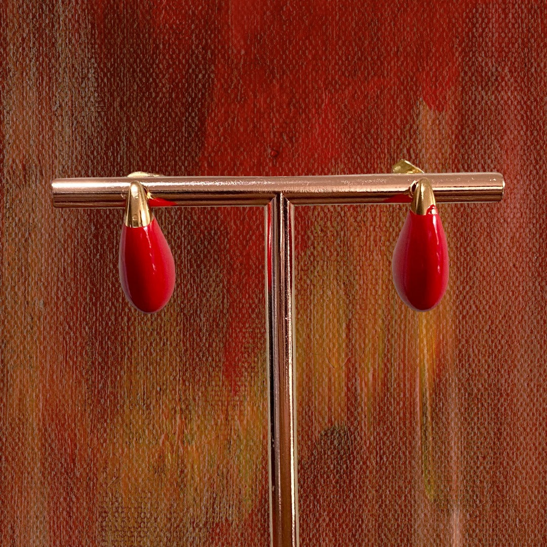 Aretes Gota Esmalte