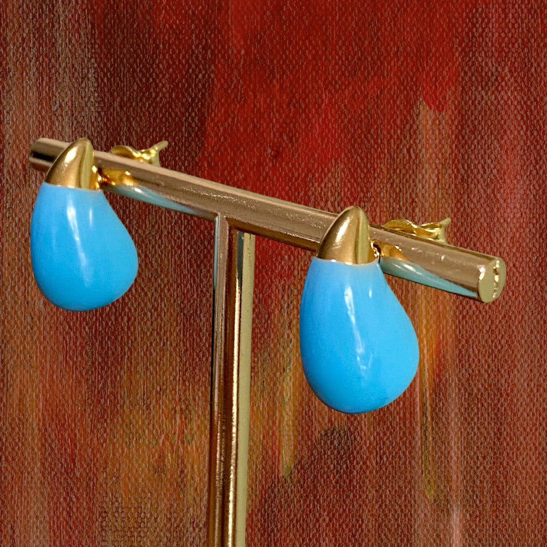 Aretes Gota Esmalte