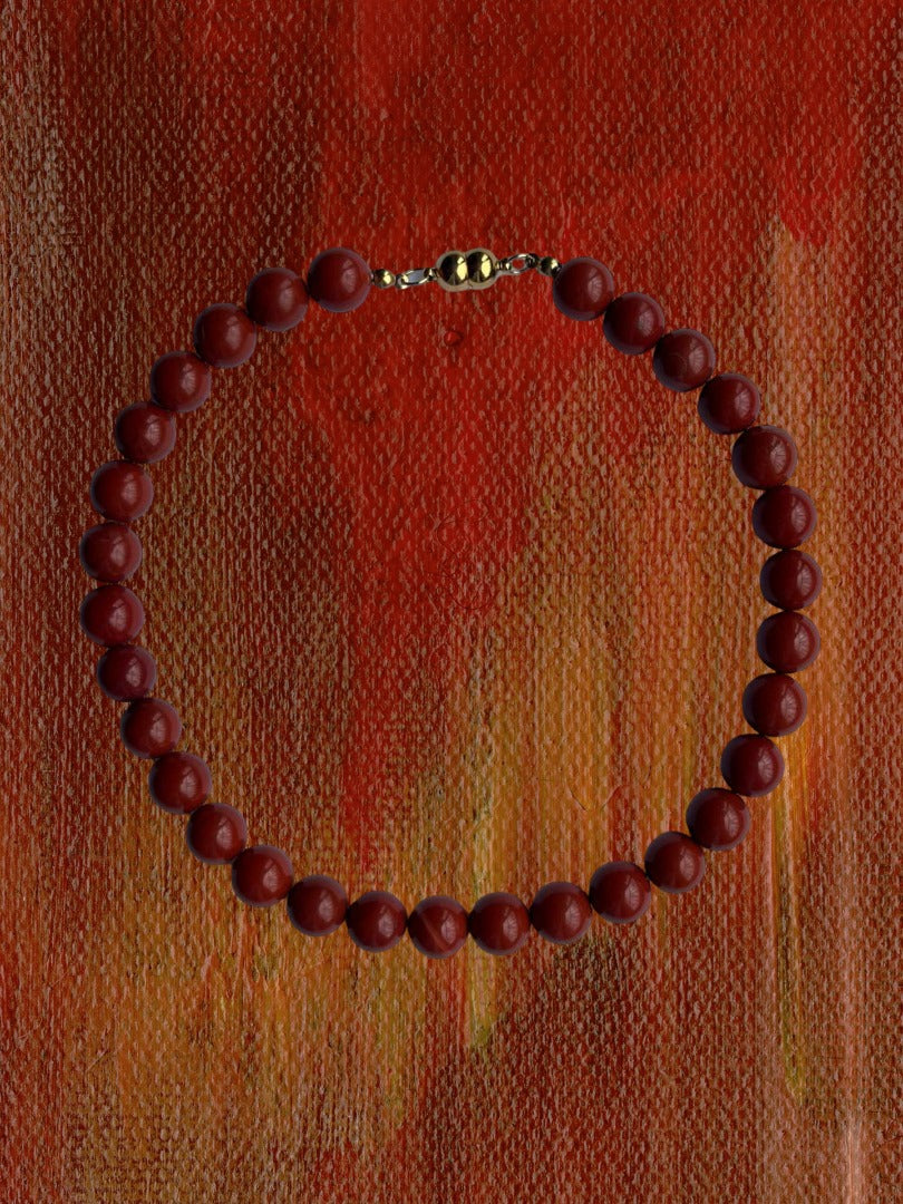 Collar Ágata Roja